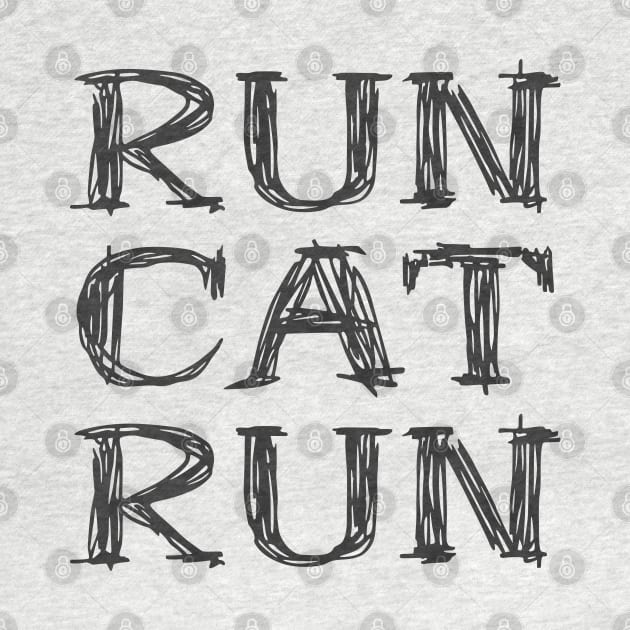 RunCatRun in sketch font dark by runcatrun